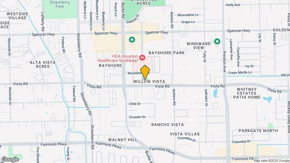 3811 Vista Rd Map and Location Details