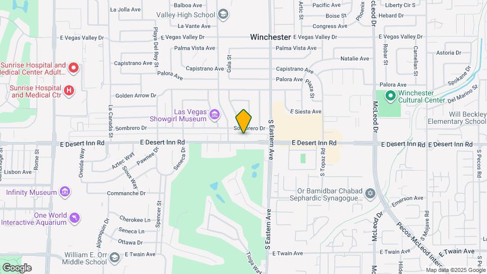 2234 E Desert Inn Rd Map and Location Details