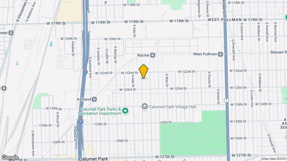 12227 S Throop St Mapa y Detalles de la Ubicación