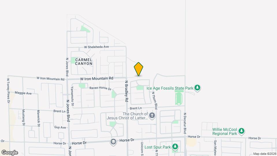 5308 Fireside Ranch Ave Map and Location Details