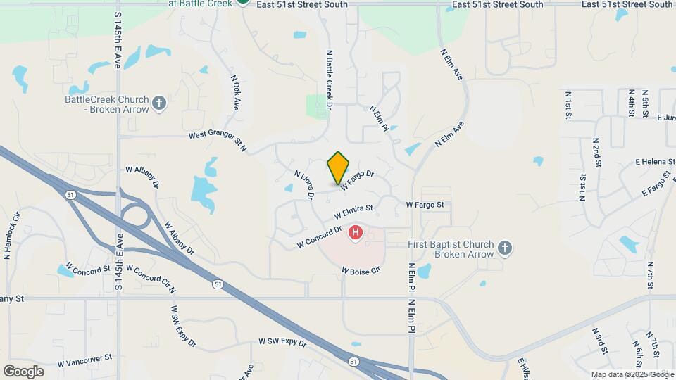 1050 W Fargo Dr Map and Location Details