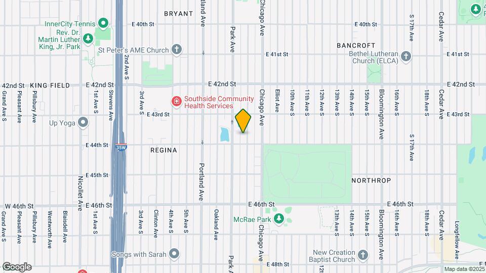 4344 Columbus Ave, Unit First Floor Mapa y Detalles de la Ubicación
