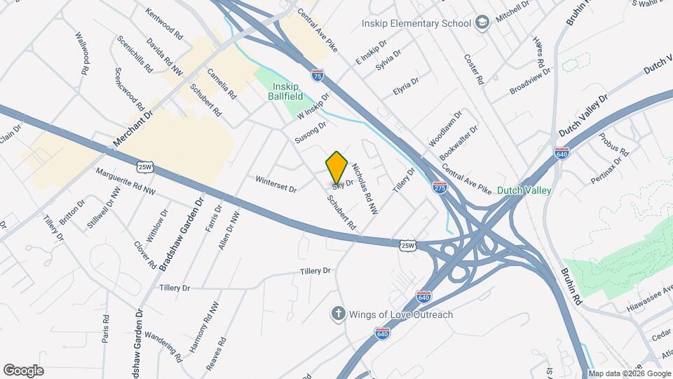 316 Sky Dr Map and Location Details