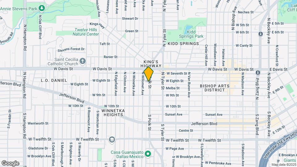 311 N Polk St Map and Location Details