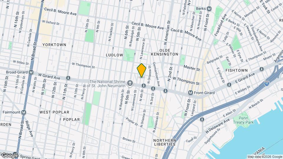 1227 N Leithgow St Map and Location Details