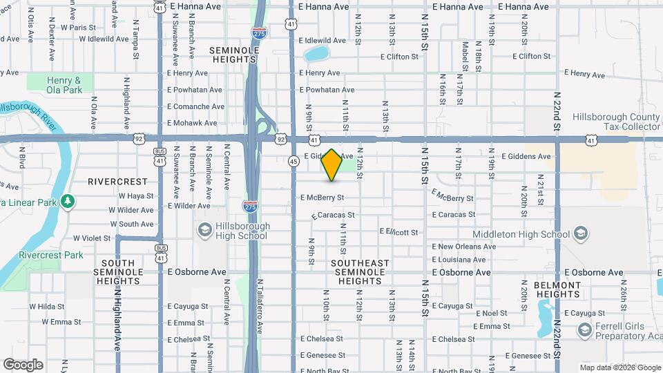 927 E Shadowlawn Ave Mapa y Detalles de la Ubicación