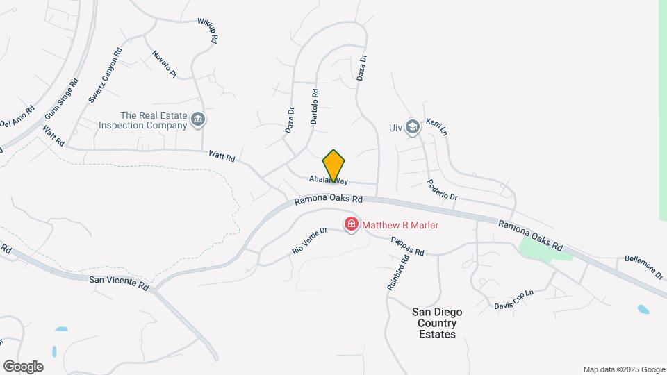 24905 Abalar Way Map and Location Details