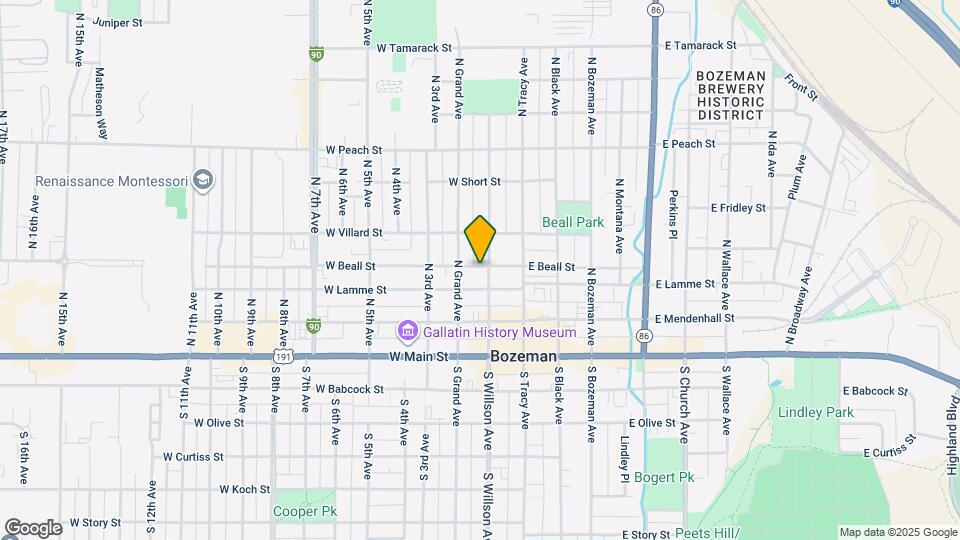 110 W Beall St Map and Location Details