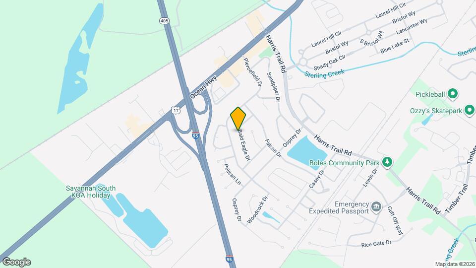 124 Bald Eagle Dr Map and Location Details