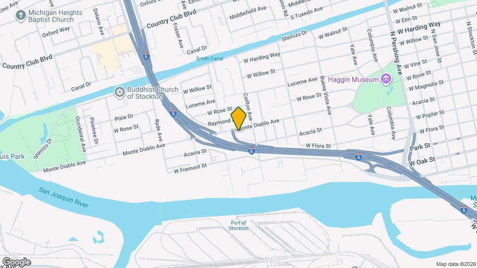 2162 Monte Diablo Ave Map and Location Details