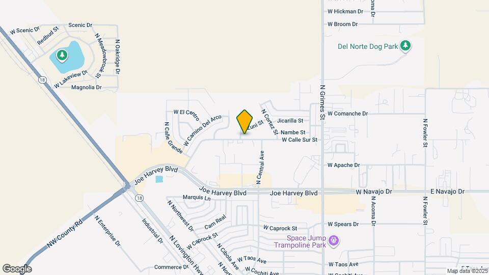 4000 Mescalero Dr Map and Location Details