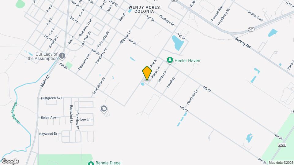 2553 Alana Ln Map and Location Details