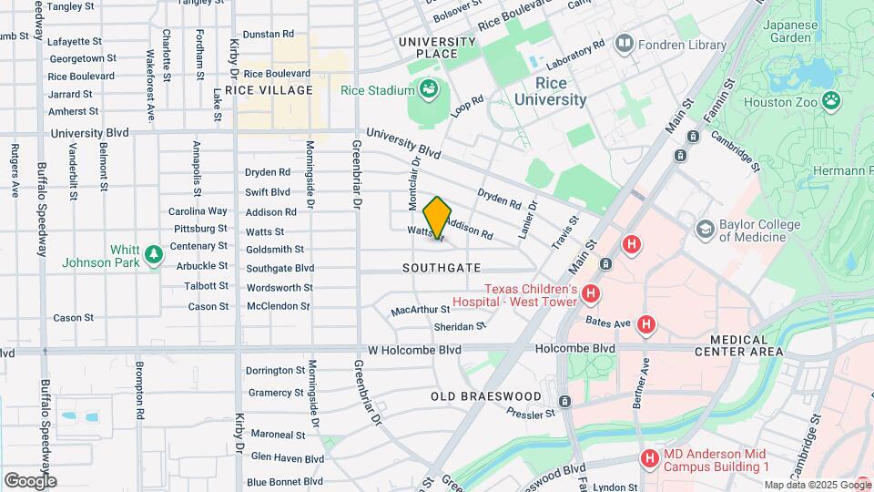2106 Goldsmith St Map and Location Details
