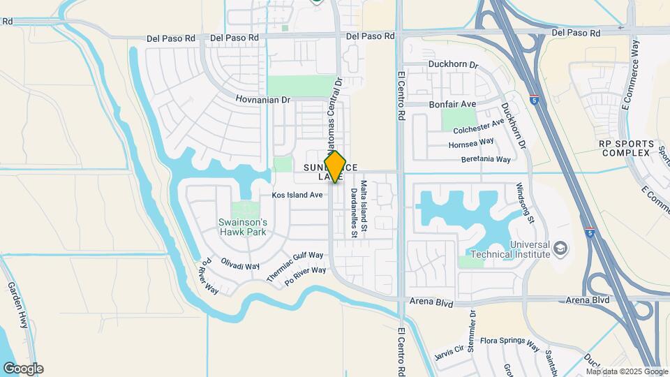 4254 Natomas Central Dr Map and Location Details