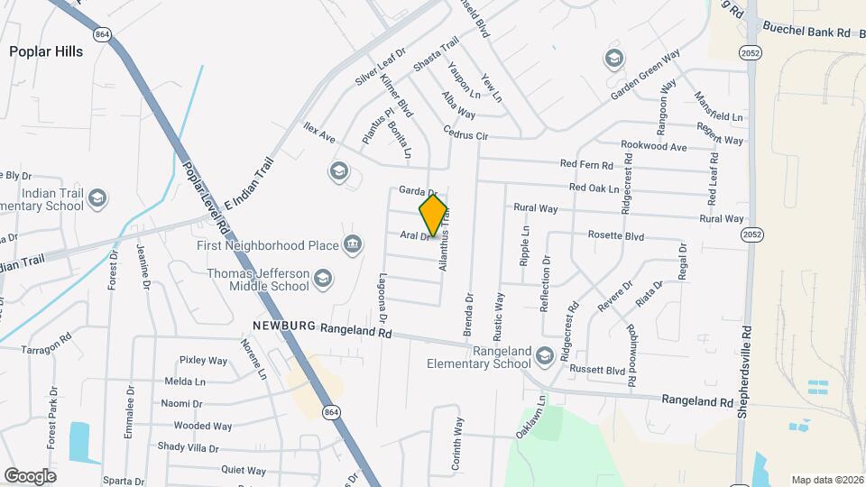 4608 Aral Dr Map and Location Details