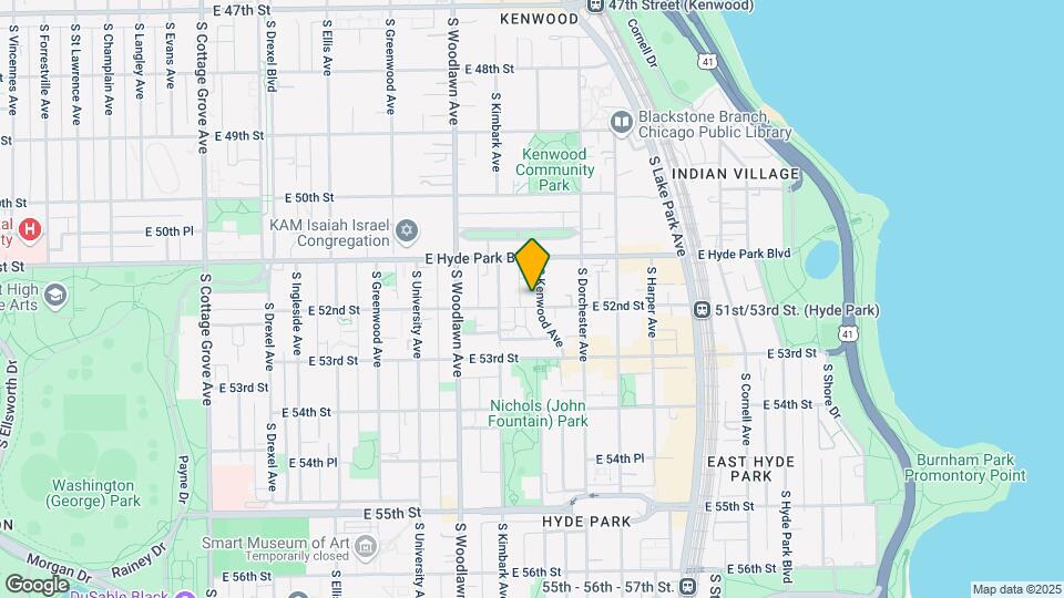5138 S Kenwood Ave Map and Location Details