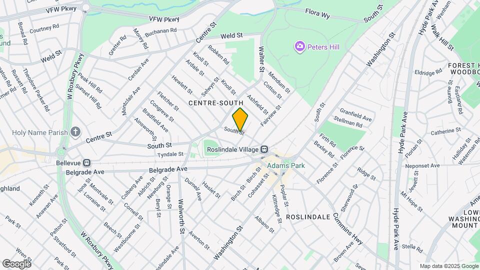 842 South St Map and Location Details