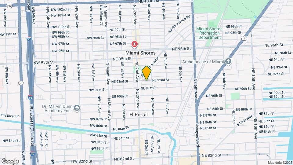 258 NE 92nd St Map and Location Details