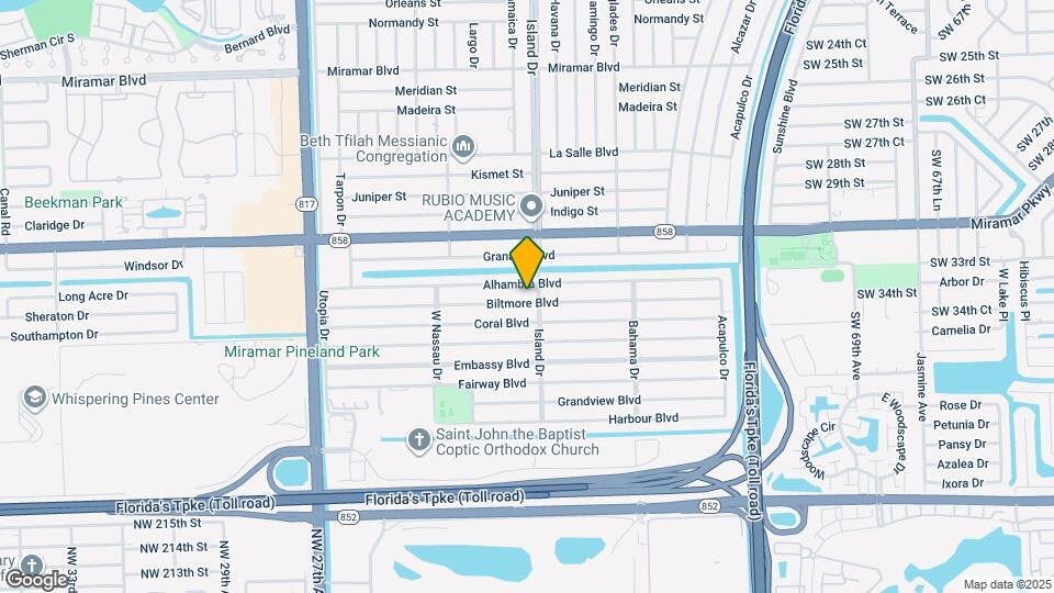 7713 Biltmore Blvd Map and Location Details