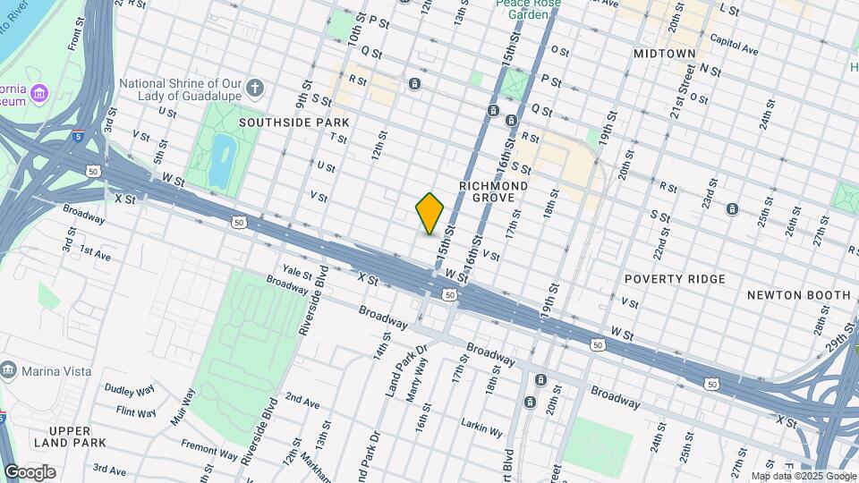 1412 V St Map and Location Details