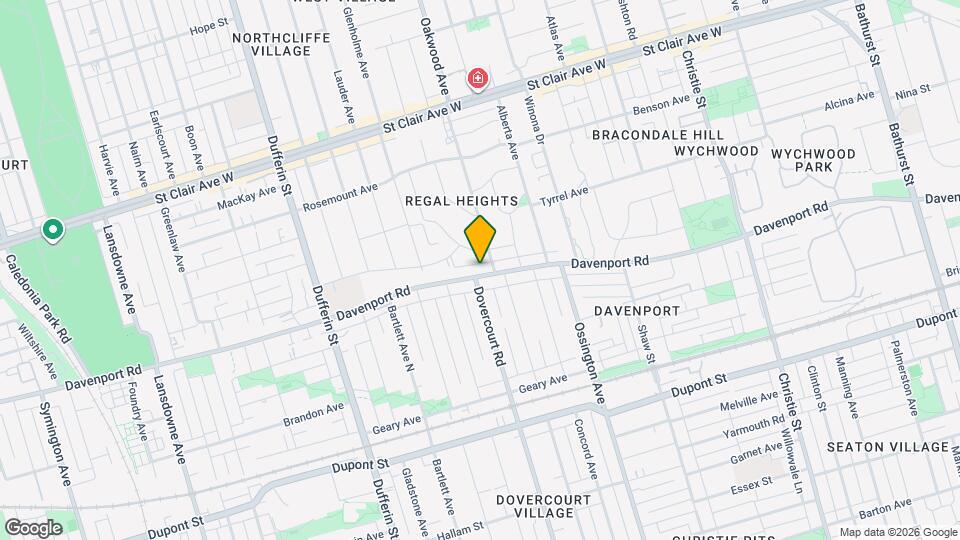 1232 Davenport Rd Map and Location Details