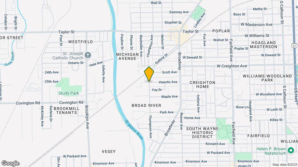 2504 Thompson Ave Map and Location Details