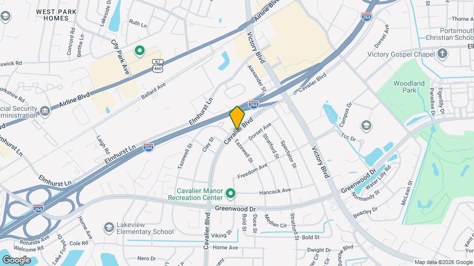 815 Cavalier Blvd Map and Location Details