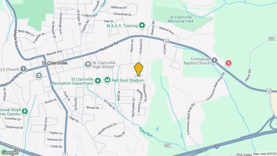 134 Orchard Dr Map and Location Details