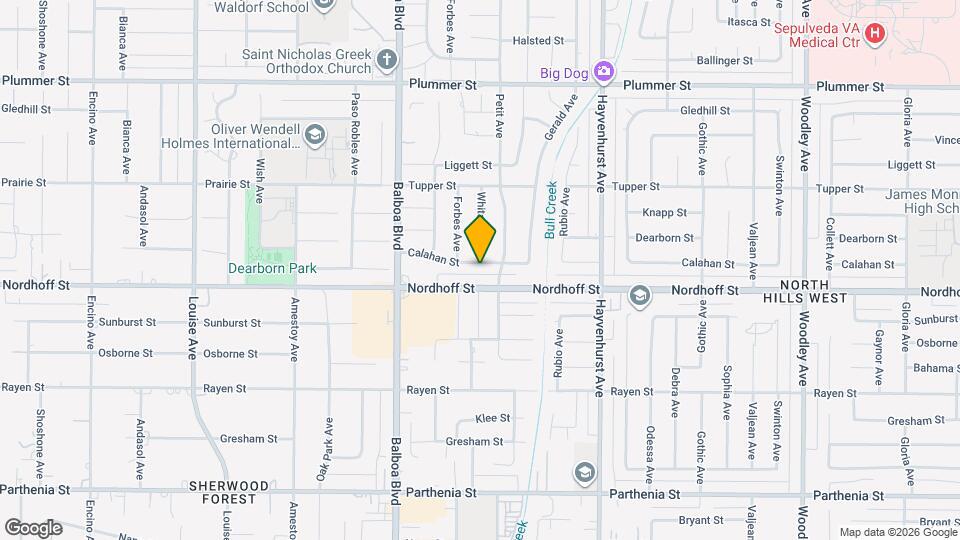 16824 Calahan St Map and Location Details