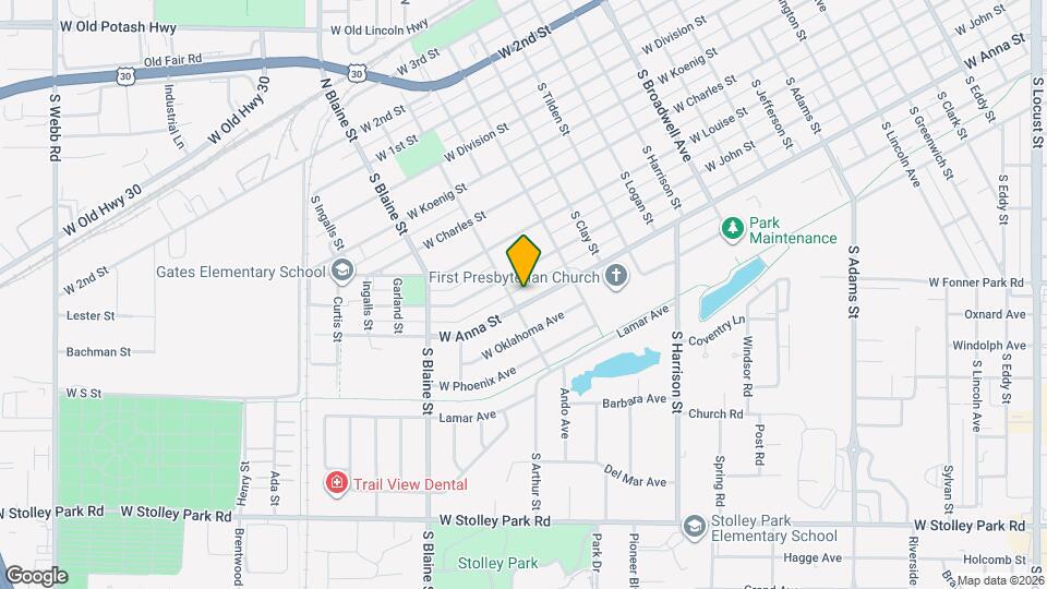 2316 W Anna St Map and Location Details