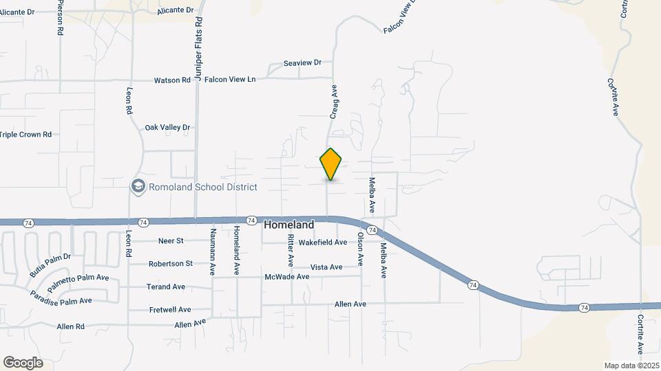 25876 Creag Ave Map and Location Details
