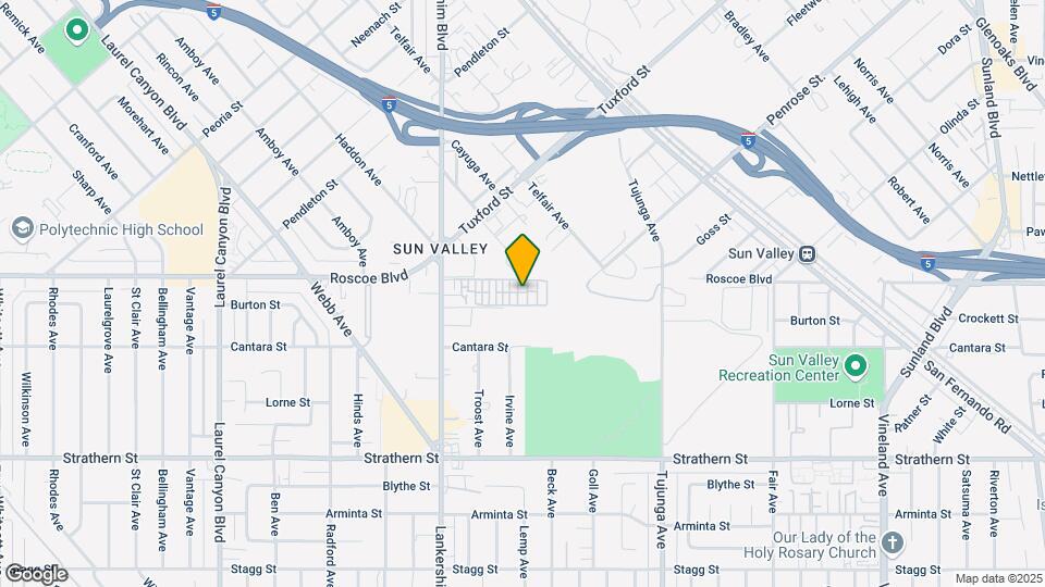 Hollywood Backlot Bungalows Mapa y Detalles de la Ubicación