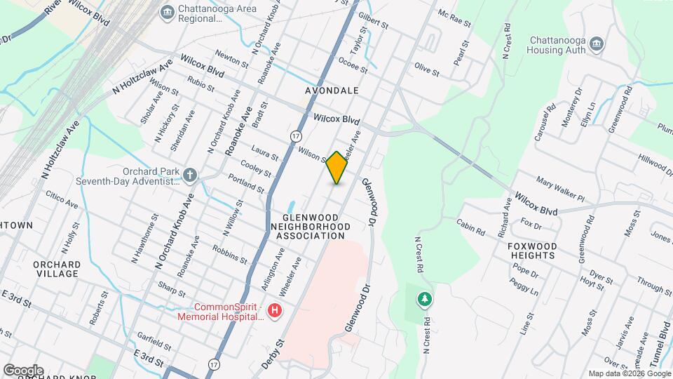 1204 Wheeler Ave Map and Location Details