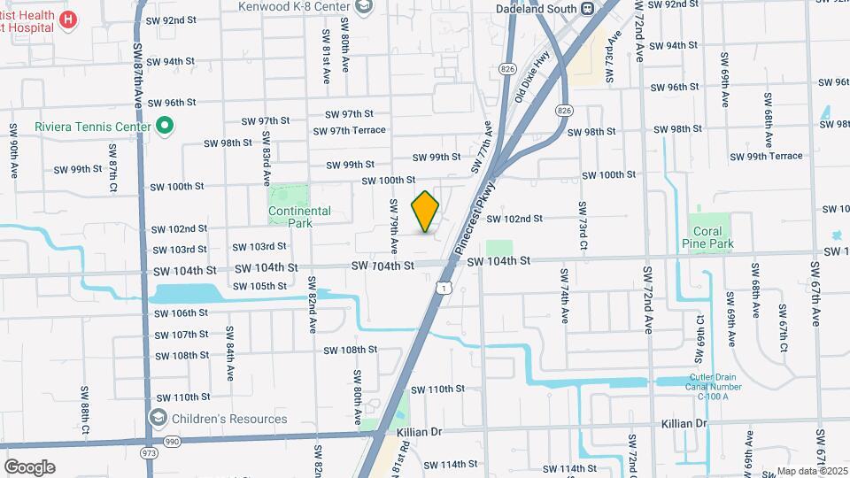 7804 SW 102nd Ln Map and Location Details
