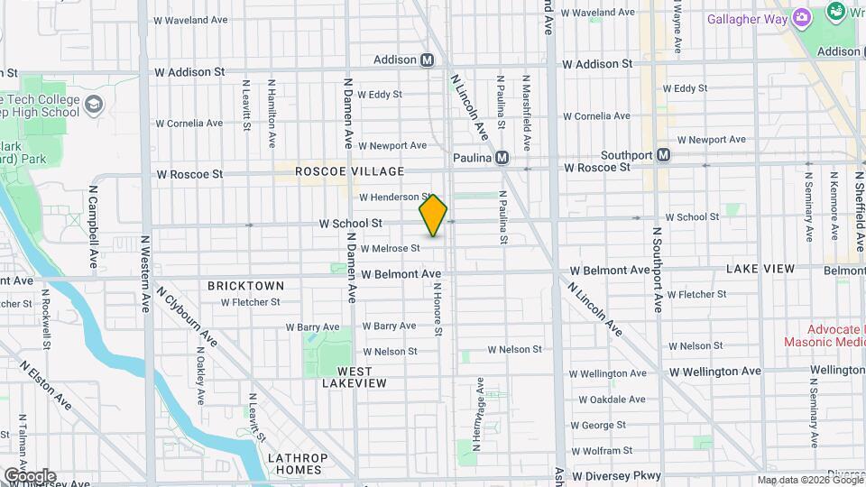 1810 W Melrose St, Unit # 03 Map and Location Details