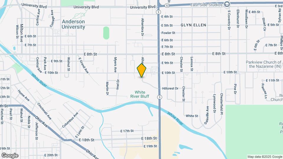 1045 Alhambra Dr Map and Location Details