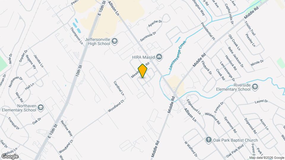 2052 N Sarah Dr Map and Location Details