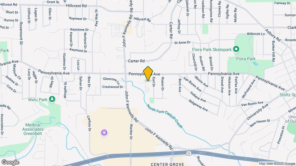 1612 Butterfield Rd Map and Location Details