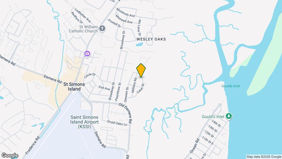 205 Cater St Map and Location Details