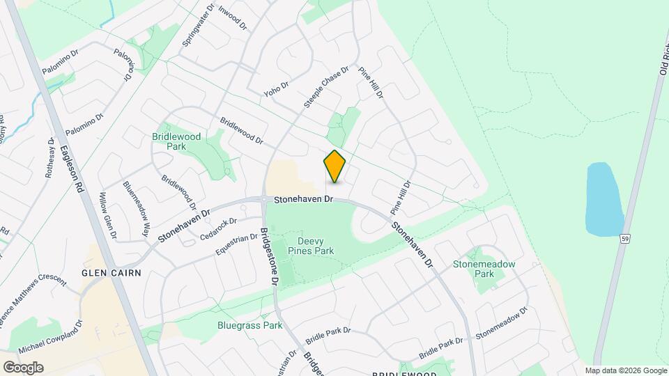 285 Kinghaven Cres Map and Location Details