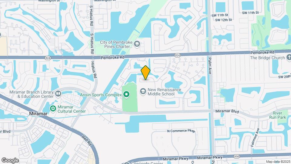 10667 SW 21st St Map and Location Details