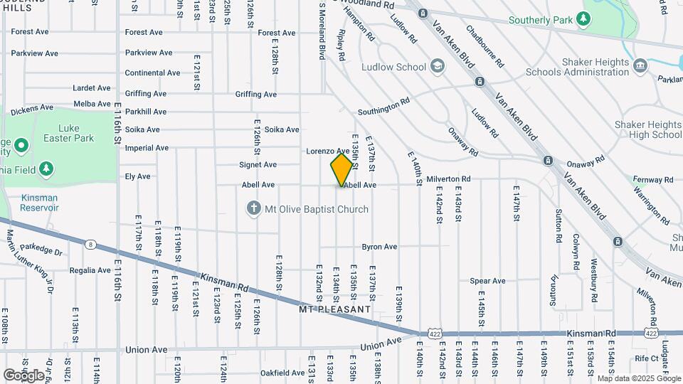 3239 E 134th St Map and Location Details