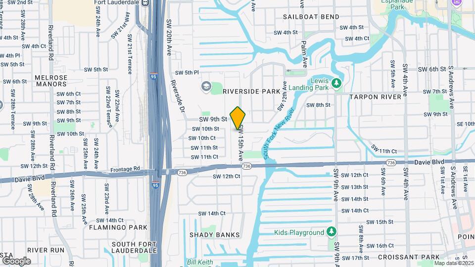 1005 SW 15th Ave Map and Location Details