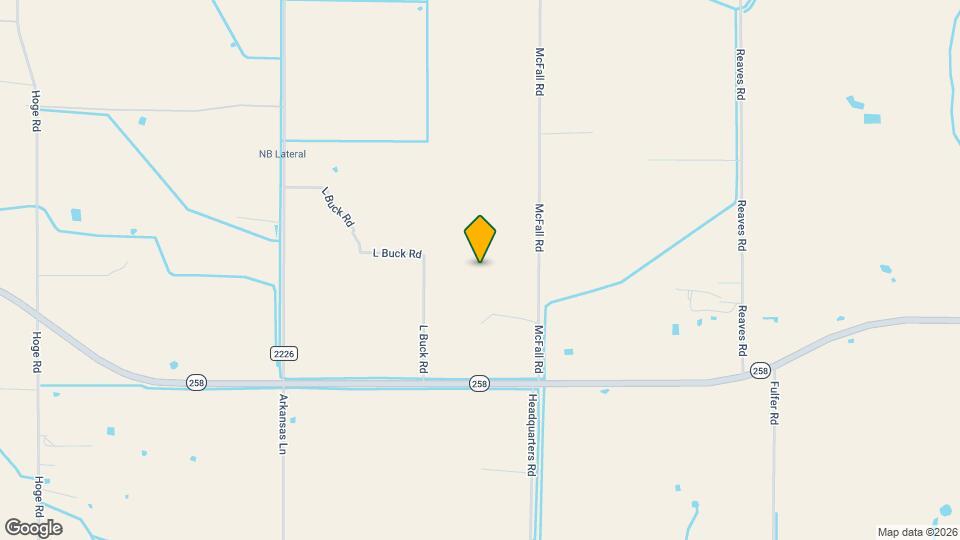 12872 McFall Rd Map and Location Details