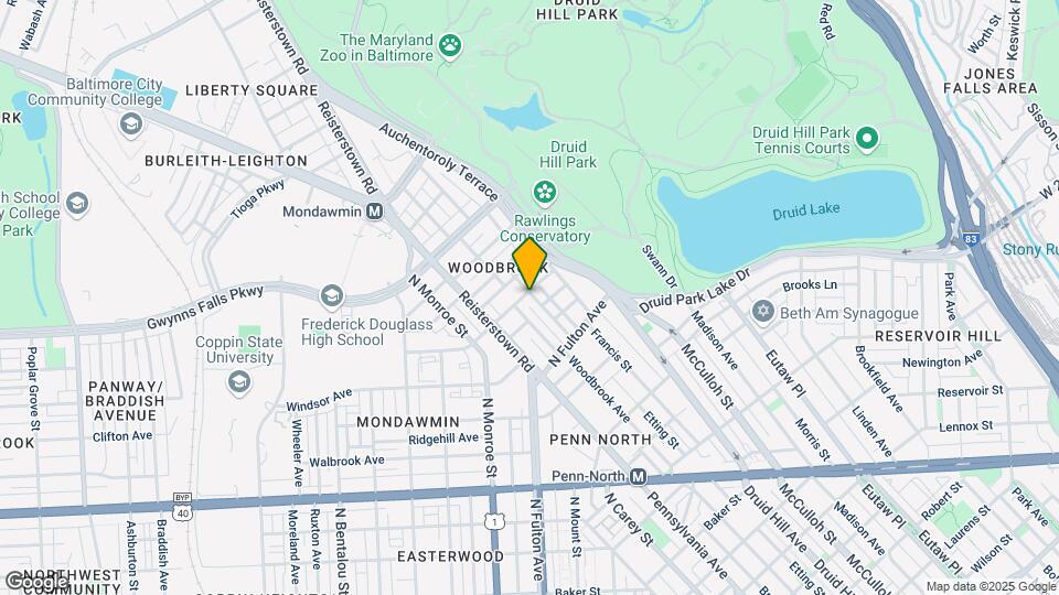 2844 Parkwood Ave Mapa y Detalles de la Ubicación