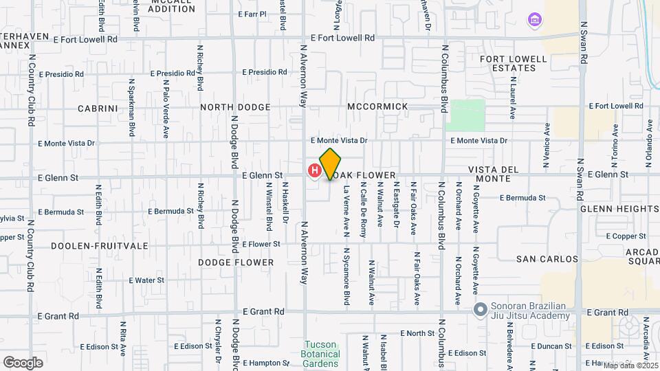 2755 N Montezuma Ave Mapa y Detalles de la Ubicación