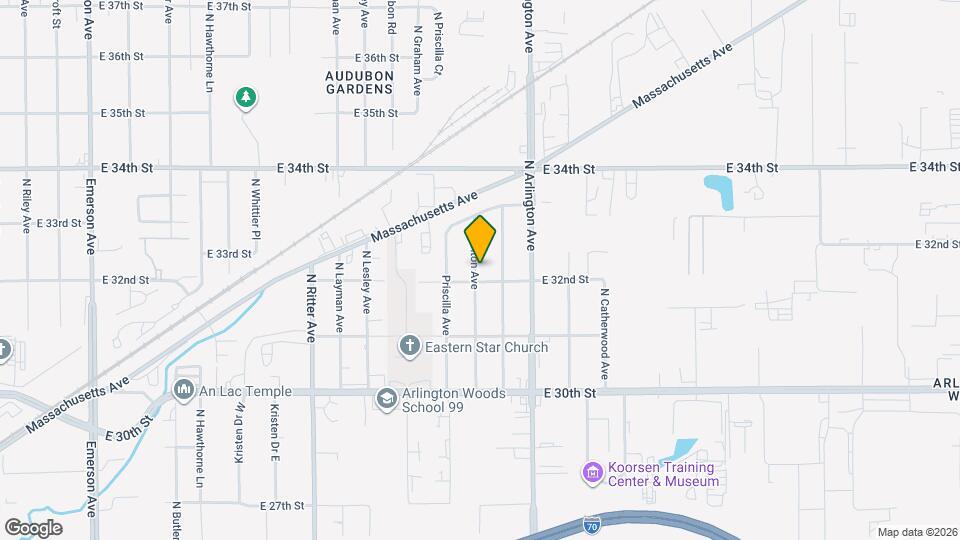 3207 N Bolton Ave Map and Location Details
