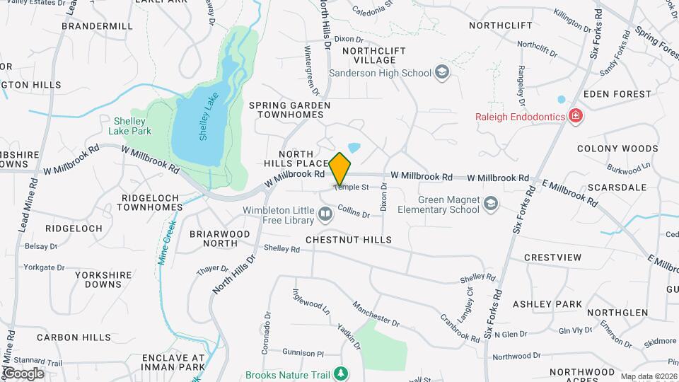 1009 Temple St Map and Location Details