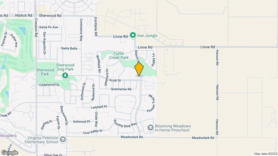 1740 Marigold Ln Map and Location Details
