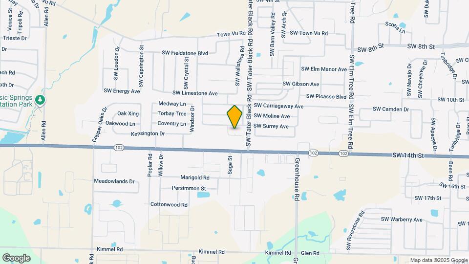 4106 SW Shadowrock Pl Map and Location Details